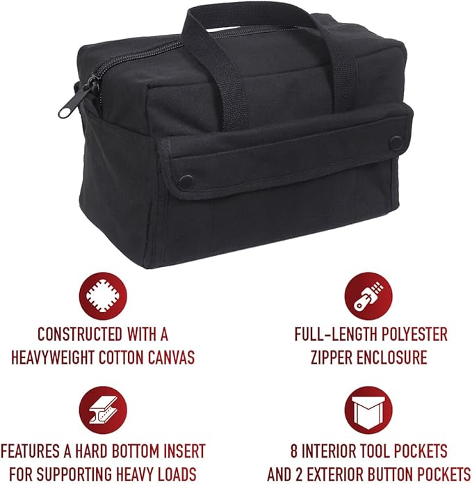 Rothco Mechanic's Tool Bag - Heavy-Duty Organization for Gear and Equipment