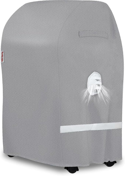 Turtle Life BBQ Grill Cover, 32 Inch Heavy Duty Waterproof 2 Burner Barbecue Gas Grill Covers for Weber Spirit Char-Broil Performance, Gray