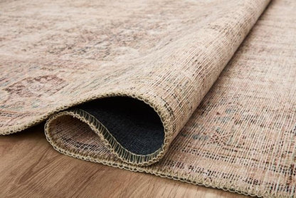 Loloi Amber Lewis Georgie Collection GER-02 Ocean/Sand 2'-0" x 5'-0", .19" Pile Height, Accent Rug