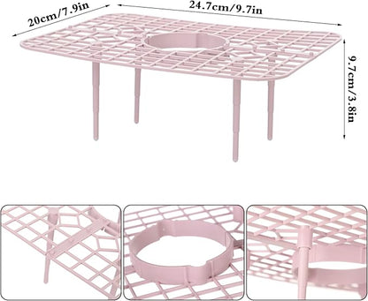 IUIBMI 5 Pack Strawberry Supports Strawberry Growing Frame Strawberry Growing Kit Strawberry Plant Support Strawberry Growing Racks with 4 Sturdy Legs, Protecting Strawberry from Mold, Rot and Dirt