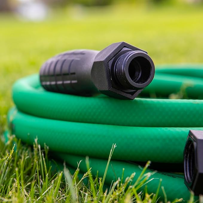 Flexzilla Colors SwivelGrip Garden Hose 5/8 in. x 10 ft., Lightweight All-Weather Water Hose, Durable and Flexible, Leak-Free Connections, Forest Green