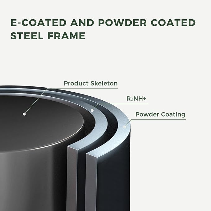 Grand patio 3-Piece Folding Bistro Set, 2 Chairs and 1 Table, Weather-Resistant Outdoor/Indoor Conversation Set for Patio, Yard, Garden-Black