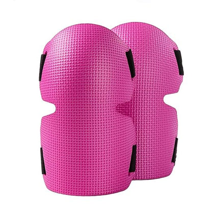 2 Pack Gardening Knee Pads for Women, Soft Foam Knee Pads for Men Construction, Work Knee Pad for Women Men, Rodilleras Para Roofing Rodilleras Para Trabajo (Rose Red)