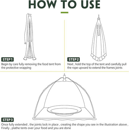Tanlade 8 Pcs Mesh Plant Cover Protection Tent from Animals Reusable Dome Protect Tent Collapsible Plant Umbrella Netting Food Cover Net for Plants Food Vegetable(17 Inch,White)