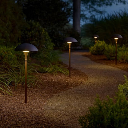 Hinkley 56000BZ Mushroom 120v Path Light - for Commercial & Public Applications or Large Architectural Features - Bronze