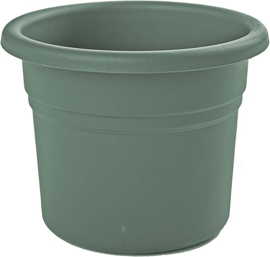 Bloem Posy 8" Basil Round Resin Planter Pot Indoor and Outdoor Gardening