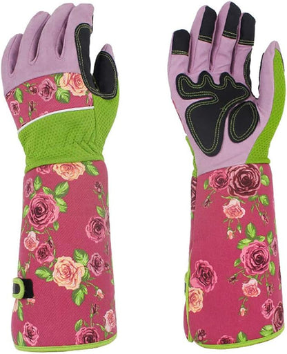 Ruibo Rose Pruning Gardening Gloves Thorn Proof/Puncture Resistant Long Garden Gloves Protect Hands and Arms for Women