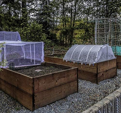 Garden Insect Netting Pest Barrier: 4'x20' Bug Netting for Garden Protection Mosquito Net Fine Mesh Cicada Tree Net Greenhouse Row Cover for Crops Plants Vegetables Flowers Fruits Silver