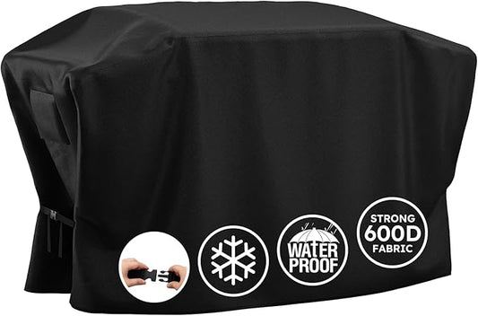 MR. COVER Griddle Cover for Blackstone 28 Inch Griddle with Hood - Heavy Duty 600D Waterproof Cover, UV & Wind Resistant, Air Vent, Double Buckle Straps, Fits Blackstone 28" 2-3 Burner