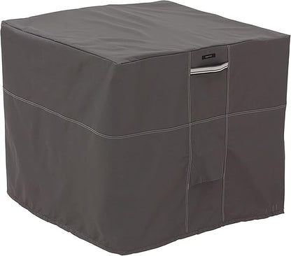 Classic Accessories Ravenna Water-Resistant 34 Inch Square Air Conditioner Cover, Patio Furniture Covers
