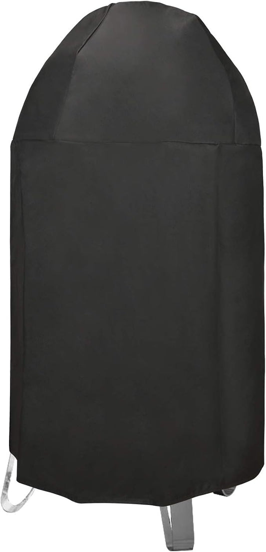Stanbroil Premium Cover for 22" Smokey Mountain Cooker, Round Smoker Grill Cover Replaces Weber Part # 7201 and 99915, Black