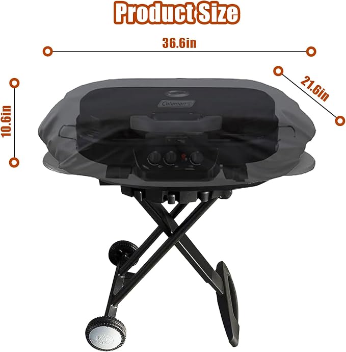 Grill Cover for Coleman Roadtrip LXX LXE and 285, Portable Grill Cover,Waterproof and Resistant, Grill Accessories for Coleman Roadtrip