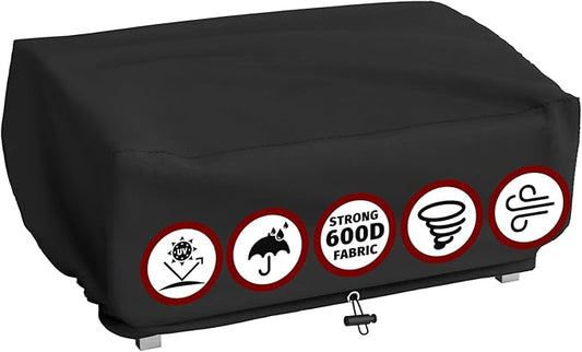 SHINESTAR 24 Inch Grill Cover for Cuisinart CGG-306 Chef's Style, Royal Gourmet 24" Griddle, Ninja OG751, Pit Boss 75275 & PB336GS and Most 2-Burner Portable Grills