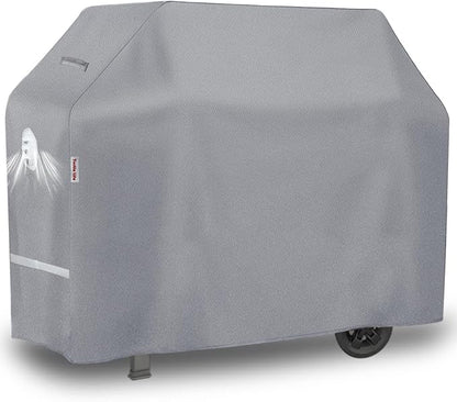 Turtle Life BBQ Grill Cover, 70 Inch Heavy Duty Waterproof 5-6 Burner Barbecue Gas Grill Covers for Weber Genesis Summit Char-Broil Deluxe, Gray