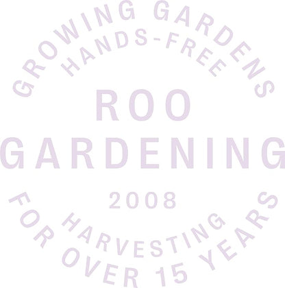 Roo Gardening Apron with Pockets & Harvesting, Picking Pouch - Adjustable, Water-resistant, Washable Canvas Cotton