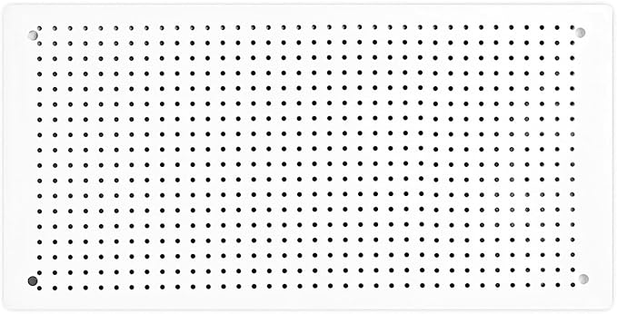 DEWEL Peg Board,Metal Pegboard Panels, Metal PegBoard Organizer with Accessories