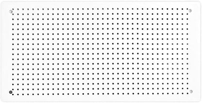 DEWEL Peg Board,Metal Pegboard Panels, Metal PegBoard Organizer with Accessories