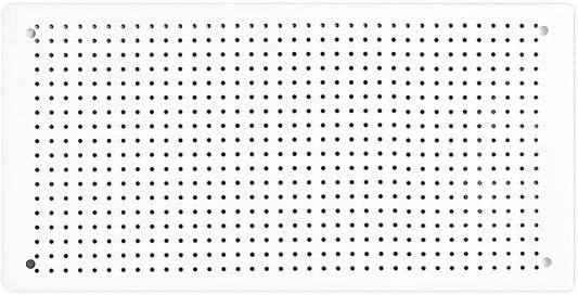 DEWEL Peg Board,Metal Pegboard Panels, Metal PegBoard Organizer with Accessories