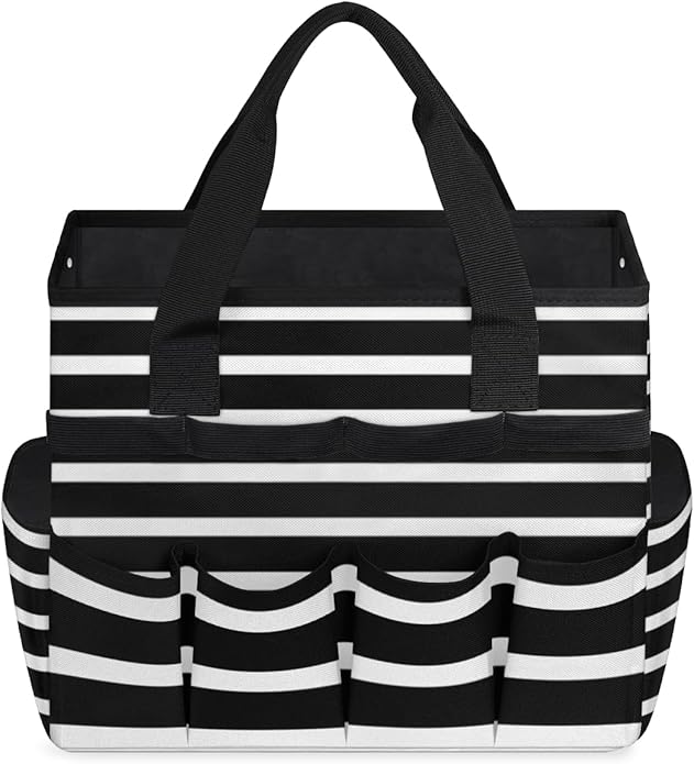Garden Tool Bag Garden Tool Storage Bag with Pockets Handle Portable Garden Tote Bags for Women Men