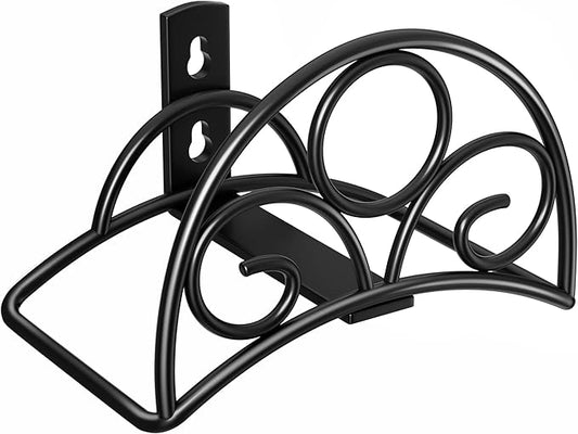 Metal Garden Hose Holder - Wall Mounted Water Hose Holder - Hose Hanger Heavy Duty for Water Hose Extension Cords Vacuum Hose