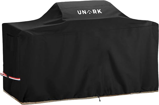 110 Inch Extra Large Grill Cover Kitchen Island Cover Large Island Grill Cover for Outdoor Grill Outdoor Kitchen Cover Heavy Duty Waterproof 110" L x 44" W x 48" H, Black