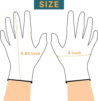 DOFOWORK Gardening Gloves - 6 Pair Gardening Gloves for Women/Men, Breathable Natural Latex Garden Gloves with Grip