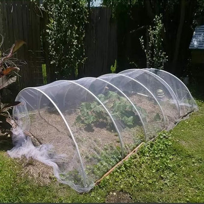 Agfabric Garden Netting 3.9x9.5' Insect Pest Barrier Netting for Garden Protection,Plant Cover Row Cover Mesh Netting for Vegetables Fruit Trees and Plants,White
