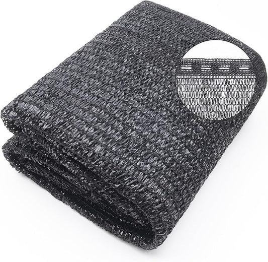 Cool Area 40% 10x12ft Sunblock Shade Cloth Cover Mesh UV Resistant Net for Garden Flower Plant Greenhouse, Black