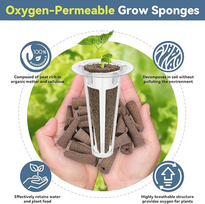 Mix Salad Seed Pods for Aerogarden, Ahopegarden, iDOO Hydroponics Growing System Indoor Herb Garden, 400+ Seeds(12-Pods)