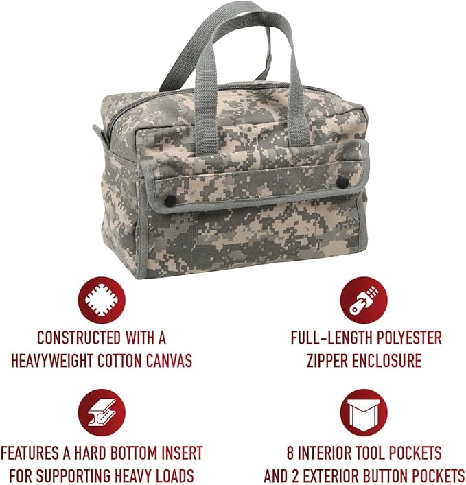 Rothco Mechanic's Tool Bag - Heavy-Duty Organization for Gear and Equipment