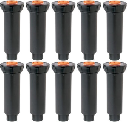 Rain Bird 1800 Series Pop-Up Sprinklers 10 PACK - Nozzles NOT included - RainBird 4" 1804 model pop up irrigation sprinkler for lawn, yard, garden, planter beds