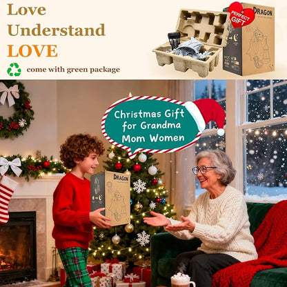 Dragon Tree Hugger Garden Decor - 9.3 Inch Garden Statues Lawn Ornaments for Outside Balcony Yard Whimsical Art Outdoor,Medieval Fantasy Halloween Decor