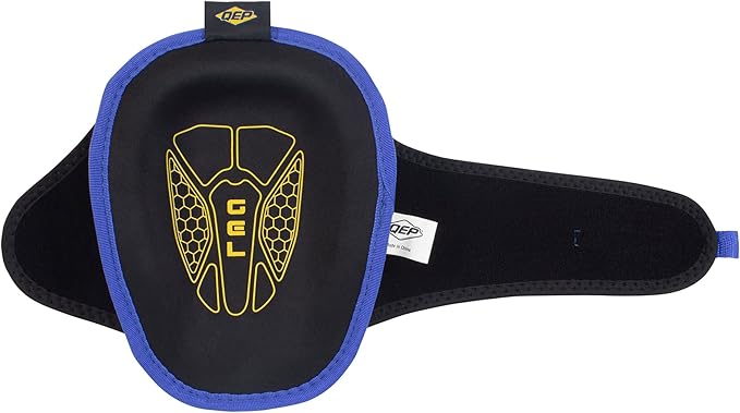 QEP F3 Stabilizer Knee Pads with Memory Foam, Gel Cushion, Neoprene Fabric Liner and Pen Storage, Black (79642)