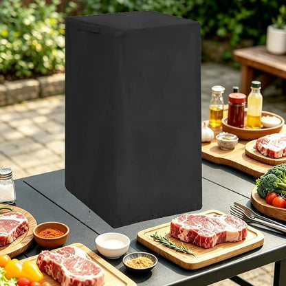 Smoker Cover Fit for Smokehouse Little Chief Front Load Smoker, Heavy Duty Waterproof Outdoor Grill Electric Smoker Covers-12 D x 12" W x 25" H