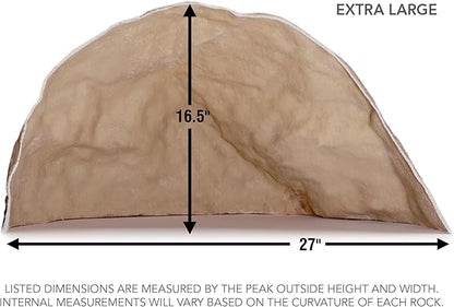 Deckorators 31 inches x 27 inches x 16-1/2 inches Tan Extra Large Landscape Rock