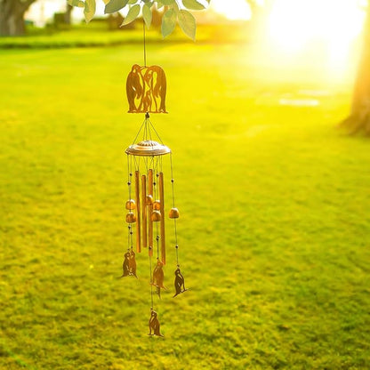 Penguin Wind Chimes for Outside,Penguin Gifts for Women Men/Memorial Gifts/Birthday Gift Metal windchimes Outdoors/Indoors,Garden Decor,Patio,Home,Porch,Yard Decorations
