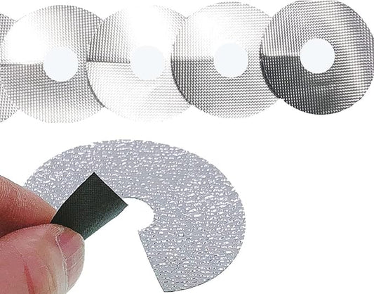HORTIPOTS 3 inch Net Pot Mylar Reflective Block Covers for 3 inch Net Pot Top Lid (Pack of 100)