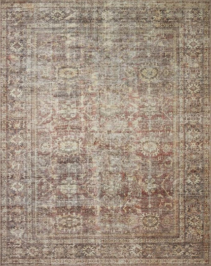 Loloi Amber Lewis Georgie Collection GER-06 Bordeaux/Antique 3'-0" x 10'-0", .19" Pile Height, Runner Rug