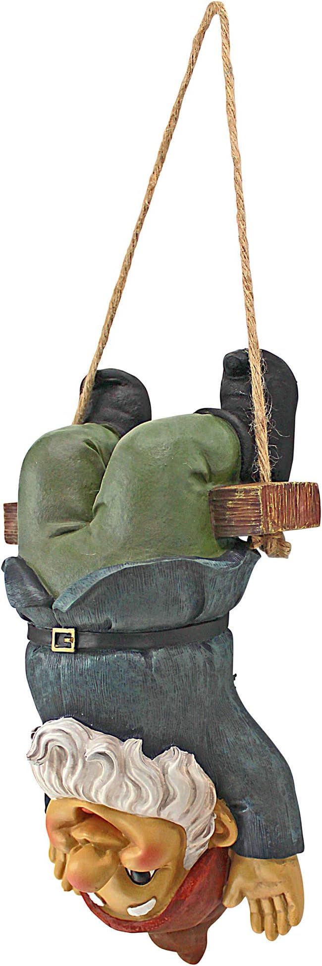 Design Toscano Alfie the Acrobat: Swinging Gnome Statue