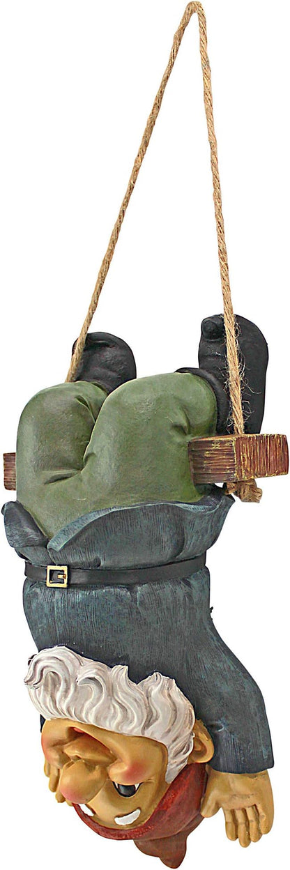 Design Toscano Alfie the Acrobat: Swinging Gnome Statue