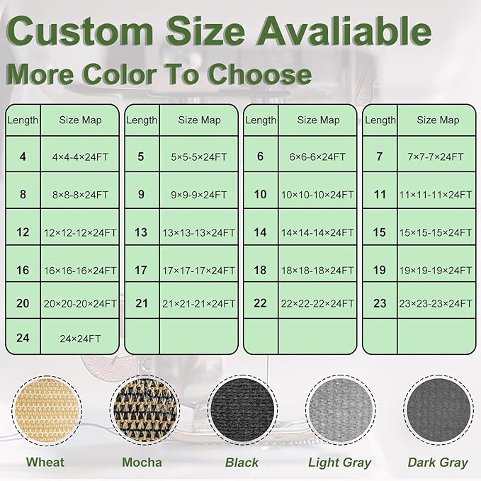 Artpuch Outdoor Pergola Shade Cover 10x13 FT Sun Shade Cloth with Grommets Light Grey 90% UV Protection Canopy Patio Privacy Screen (Customized Available)
