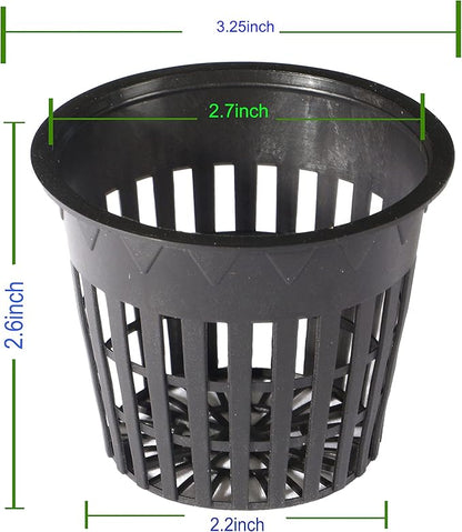 HORTIPOTS 3 inch Net Pot Mylar Reflective Block Covers for 3 inch Net Pot Top Lid (Pack of 100)