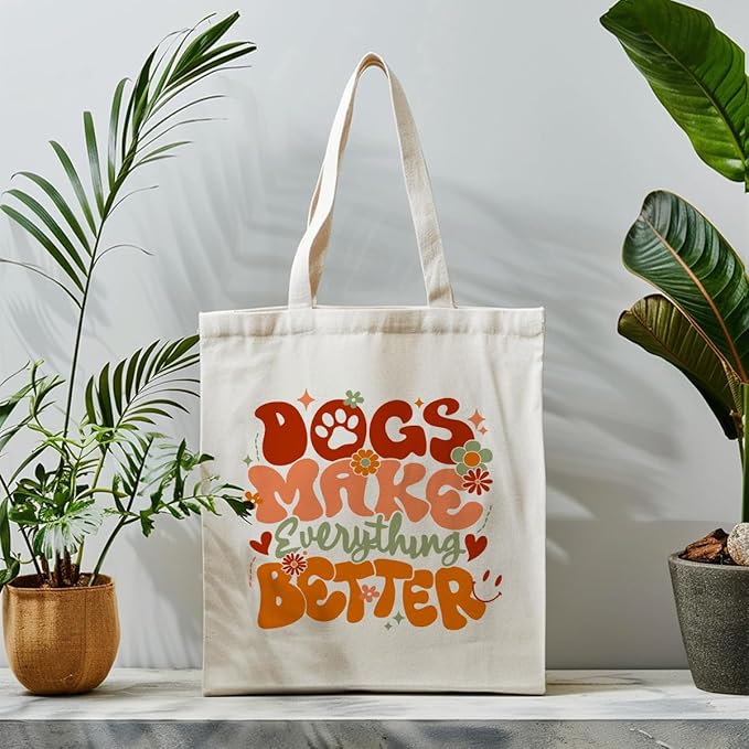 Canvas Bag for Women Grocery Shopping Travel Gym Weekender Vacation Womens Work Tote Bag Gifts