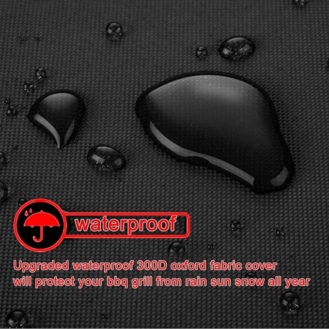 Grill Cover, 40-Inch BBQ Grill Cover Heavy Duty Waterproof UV Resistant Tear Resistant for Outdoor Grill, Fit for Nexgrill Brinkmann Weber Char-Broil