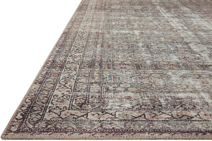 Loloi Amber Lewis Georgie Collection GER-10 Moss/Bark 3'-0" x 10'-0", .19" Pile Height, Runner Rug