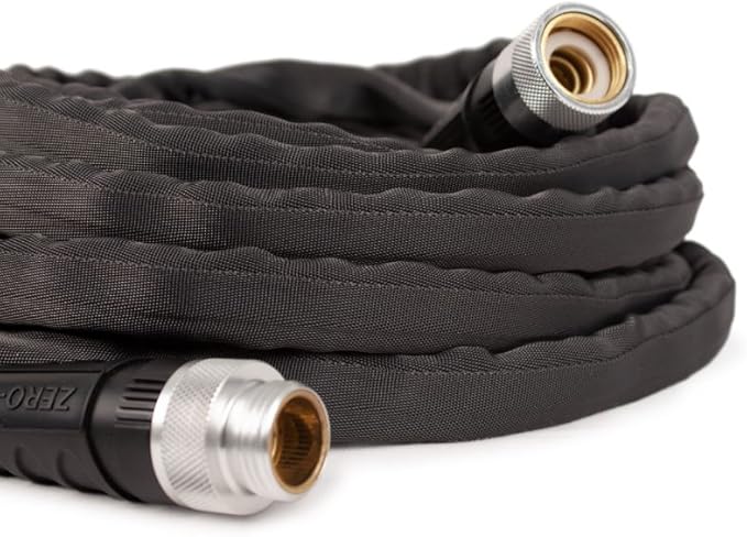 zero-G 4001-25 8 Inch by 25 Feet Lightweight, Ultra Flexible, Durable, Kink-Free Garden Hose, 5, 5/8" x 25', Gray