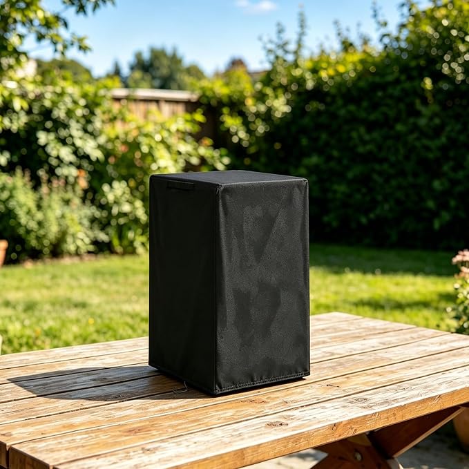 Smoker Cover Fit for Smokehouse Little Chief Front Load Smoker, Heavy Duty Waterproof Outdoor Grill Electric Smoker Covers-12 D x 12" W x 25" H