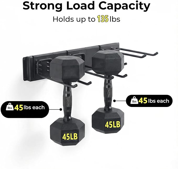 MBQQ Garage Tool Organizer Wall Mounted, 16 Inches Adjustable Garden Tool Organizer Rack,Heavy Duty Yard Tool Organizer