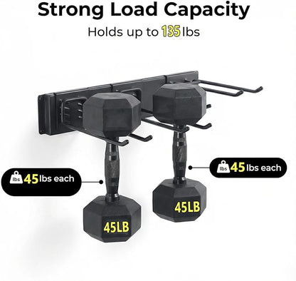 MBQQ Garage Tool Organizer Wall Mounted, 16 Inches Adjustable Garden Tool Organizer Rack,Heavy Duty Yard Tool Organizer