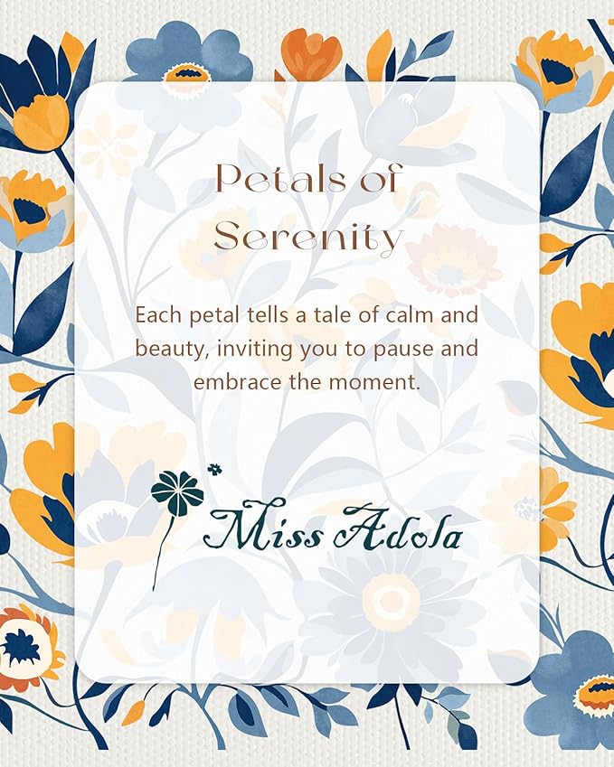 Miss Adola Canvas Tote Bag for Women – Aesthetic Canvas Bag with Zipper Cute Stylish Reusable Shoulder Totes for Shopping Work Daily Vacation, Blue Yellow Flower